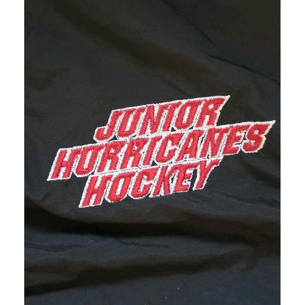 Jacket Pullover Junior Hurricanes Hockey Windbreaker Youth Medium - Picture 9 of 9